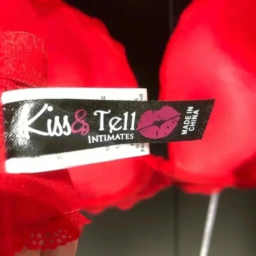 Kiss & Tell Intimates Des Lace overlay,padded,adjustable straps, sexy bralette